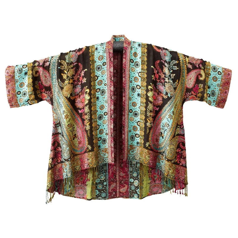 Varanasi Shawl Jacket Embroidered Jacket Appliqued Jacket Beaded Jacket