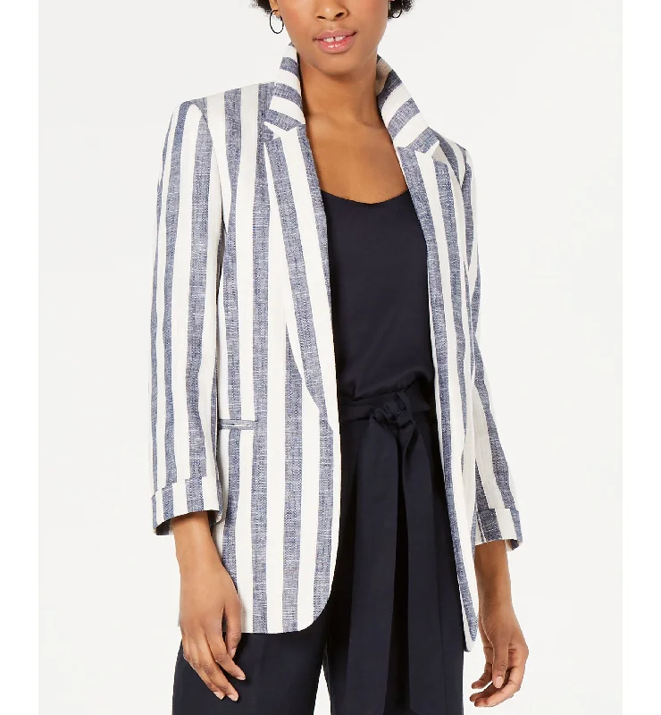 Bar III Striped Jacket Knit Jacket Woven Jacket Fleece Jacket