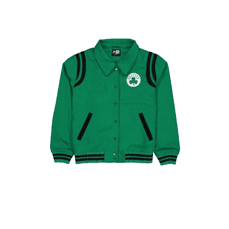 Boston Celtics Sport Night Women's Jacket Denim Jacket Leather Jacket Suede Jacket