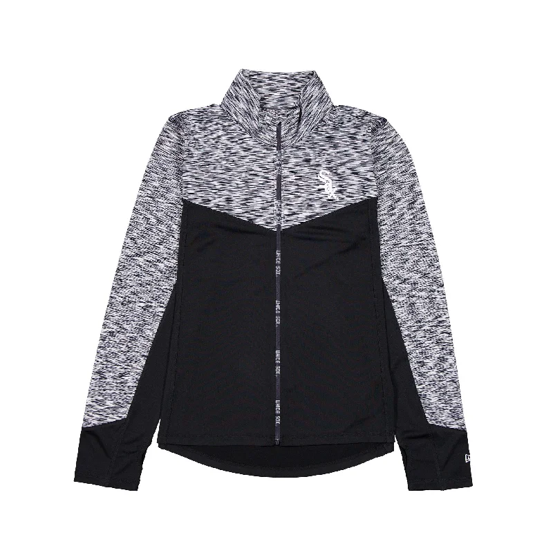 Chicago White Sox Active Women's Jacket Hoodie Zip-Up Jacket Button-Up Jacket