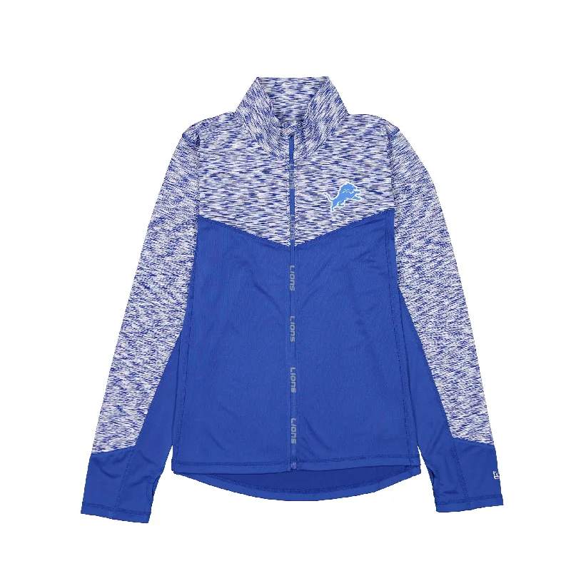 Detroit Lions Active Women's Jacket Welt Pockets Slit Pockets Flap Pockets