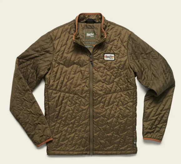 Howler Brothers Voltage Quilted Jacket - Olive Faux Fur Fabric Real Fur Fabric Shearling Fabric Howler Brothers Voltage Quilted Jacket - Olive Faux Fur Fabric Real Fur Fabric Shearling Fabric
