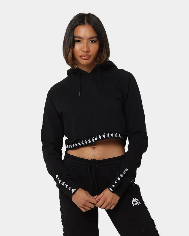 Kappa Women's 222 Banda Vanity Jacket Black/White Insulated Jacket Fitted Jacket Loose Jacket Kappa Women's 222 Banda Vanity Jacket Black/White Insulated Jacket Fitted Jacket Loose Jacket