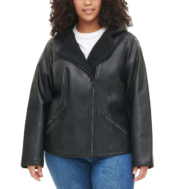 Levis Plus Size Faux Sherpa Lined Hooded Moto Jacket Rayon Fabric Velvet Fabric Corduroy Fabric Levis Plus Size Faux Sherpa Lined Hooded Moto Jacket Rayon Fabric Velvet Fabric Corduroy Fabric