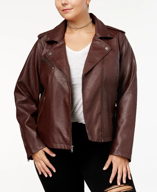 Levis Trendy Plus Size Faux Leather Moto Jacket Fleece Fabric Down Fabric Feather Fabric Levis Trendy Plus Size Faux Leather Moto Jacket Fleece Fabric Down Fabric Feather Fabric