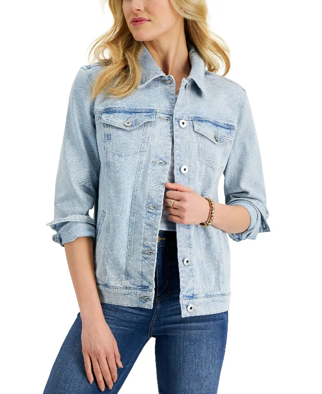 Style & Co Petite Denim Trucker Jacket Wool Jacket Cashmere Jacket Tweed Jacket