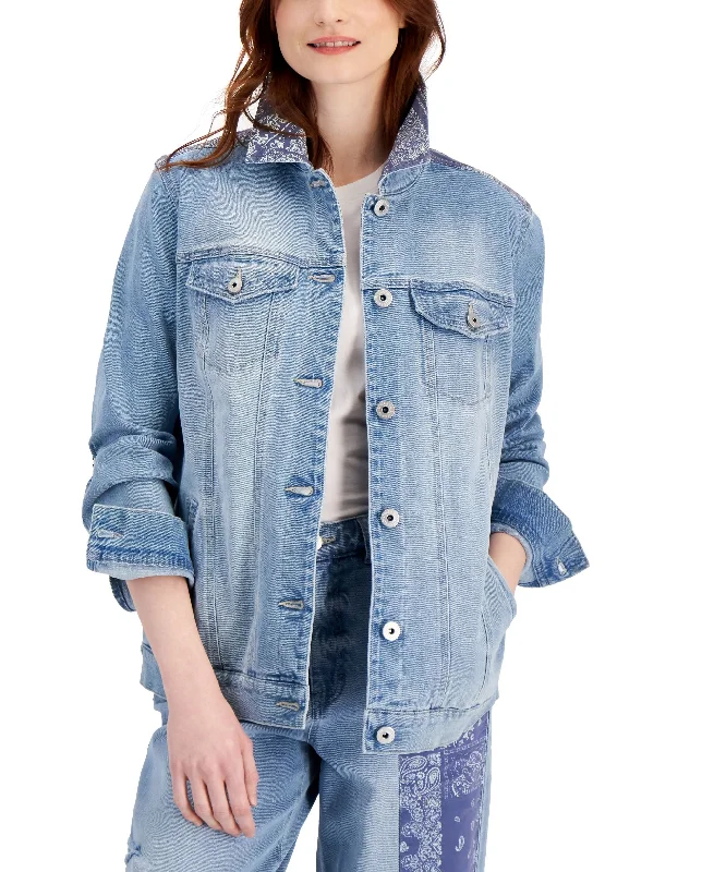 Style & Co Petite Denim Trucker Jacket Chenille Jacket Brocade Jacket Lace Jacket
