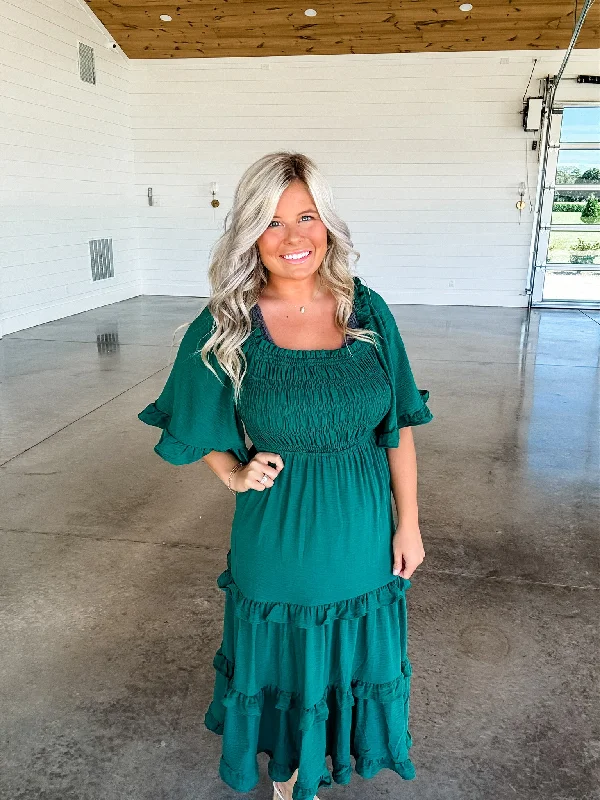 Best Of Days Dress - Green FINAL SALE