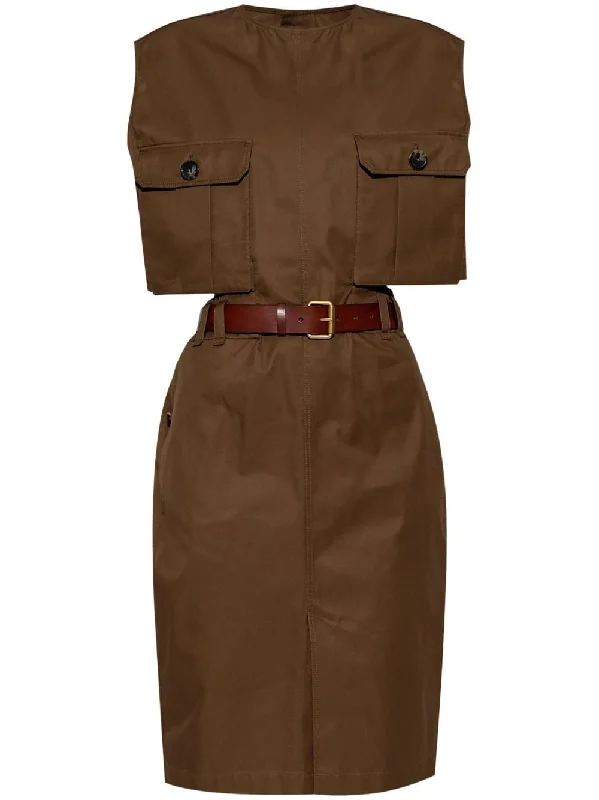 Saint Laurent Women's  Dresses Beige