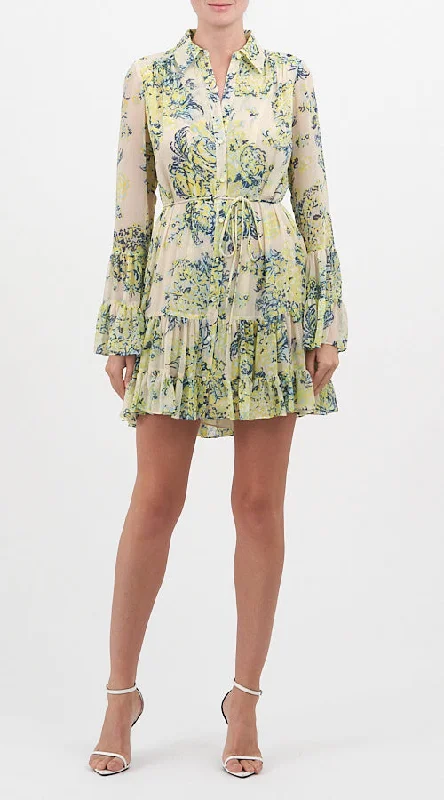 Cinq à Sept Lyra Dress - Light Plaster Multi