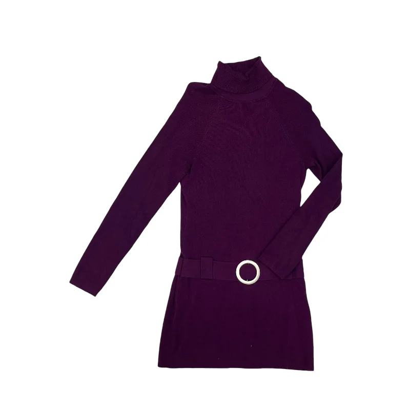 Dress Sweater By International Concepts In Purple, Size:M