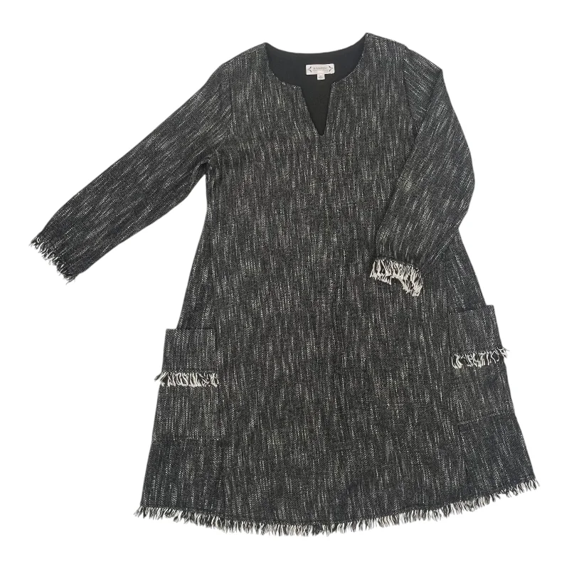 Dress Work By Nanette By Nanette Lepore In Black & Cream, Size:8