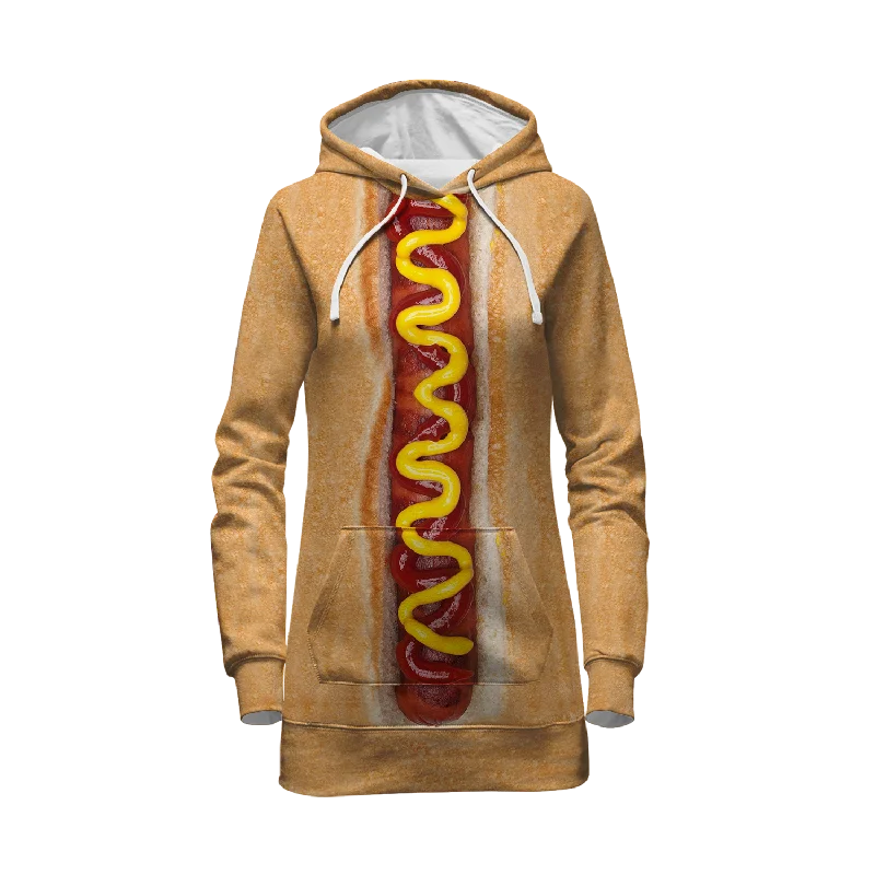Hotdog Hoodie Dress