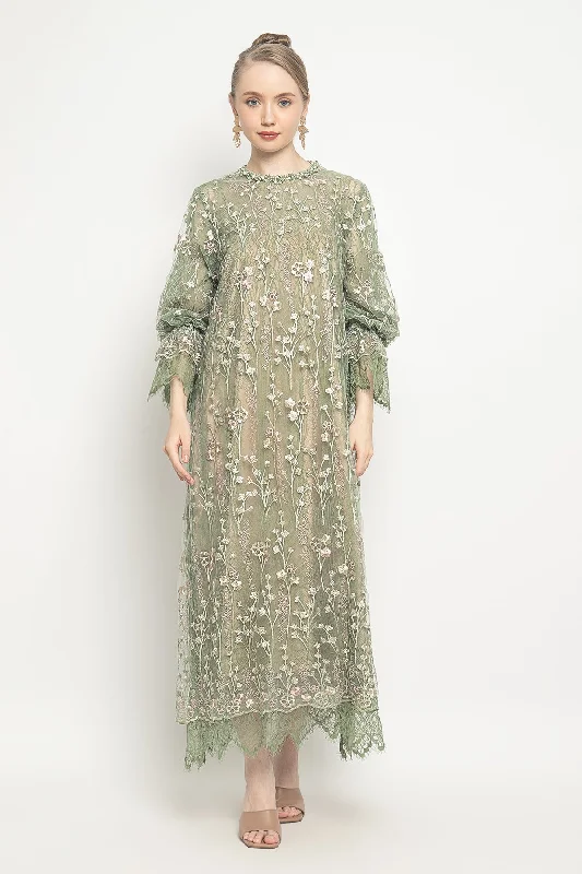 Franka Dress in Sage Green