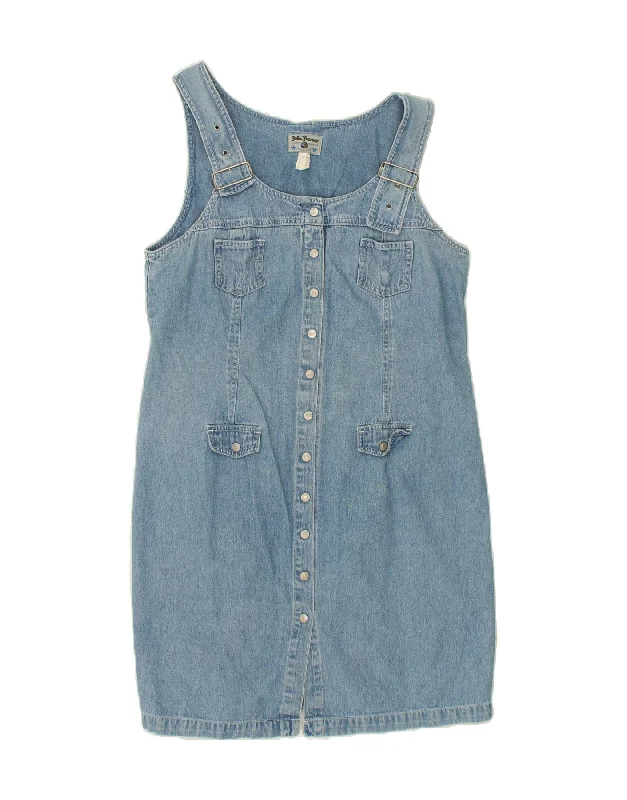 JOHN BANER Womens Denim Dress UK 16 Large Blue Cotton