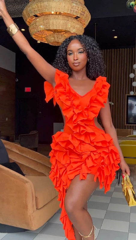 Joi Dress - Orange