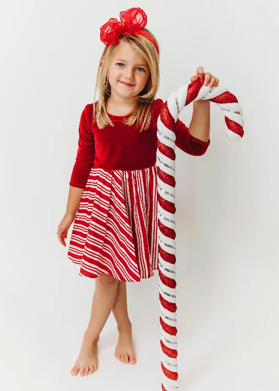 Juliana Dress - Candy Cane