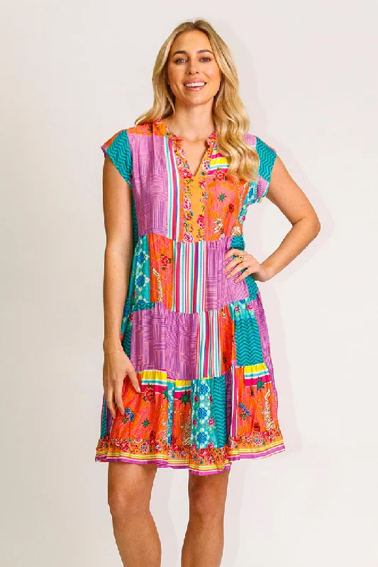 Lulalife Deewhy Dress Orchid