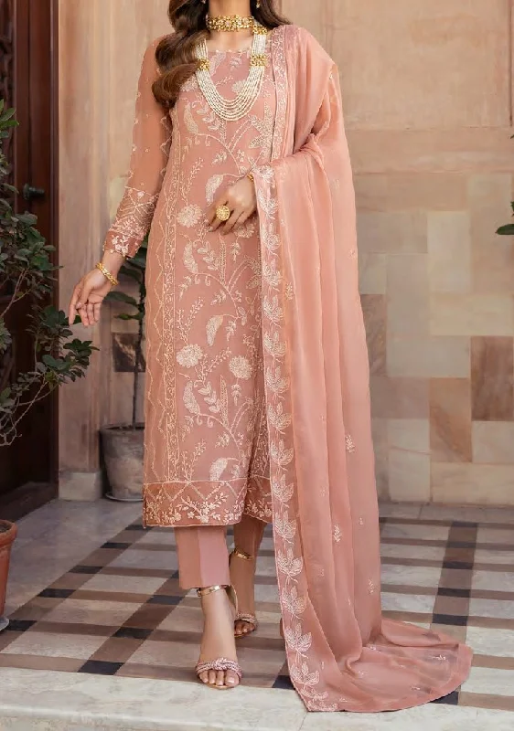 Merakish Heavy Embroidered Chiffon Dress
