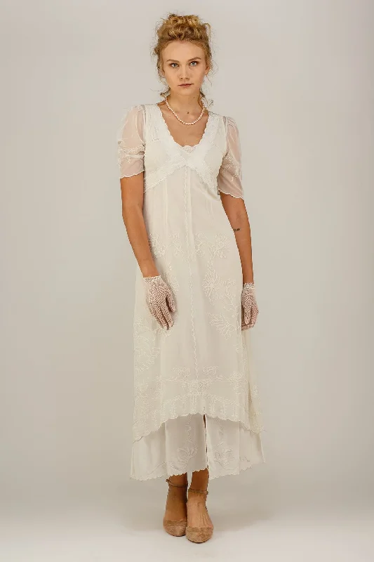 Nataya Victorian Tea Shimmering 40007 Ivory Dress