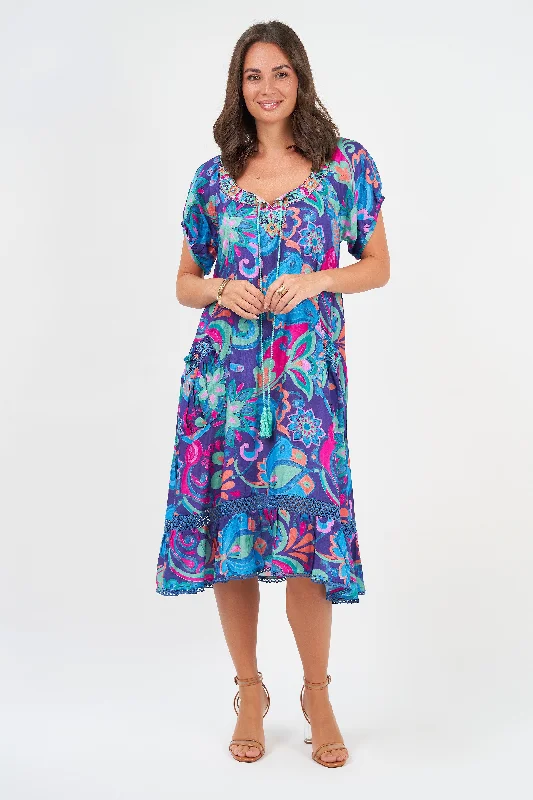 Naudic Sao Paulo Dress - Enigma Print