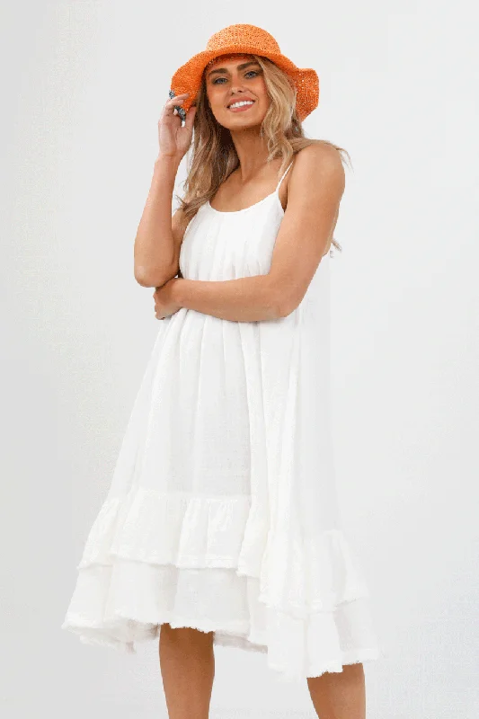 POTENZA DRESS - WHITE