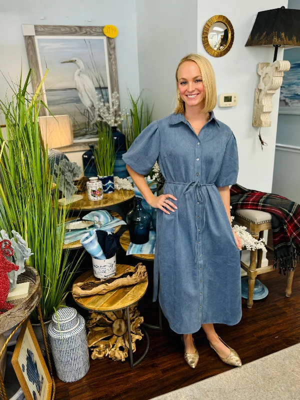 Lena Puff Sleeve Dress