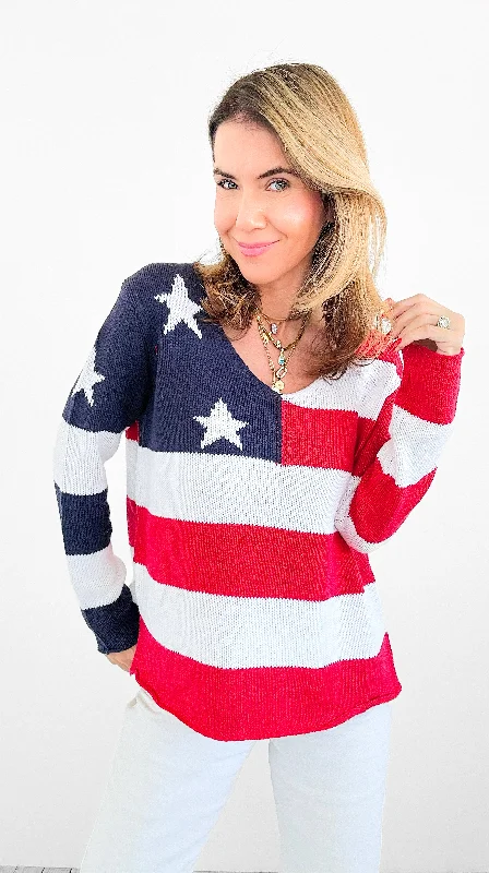 American Dream Sweater Sweater Knitwear Pullover