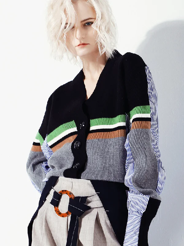 Ashore Shop 2023 Womens Sweater + Strip Shirt Cardigans Mesh Blend Leather Blend Suede Blend Ashore Shop 2023 Womens Sweater + Strip Shirt Cardigans Mesh Blend Leather Blend Suede Blend
