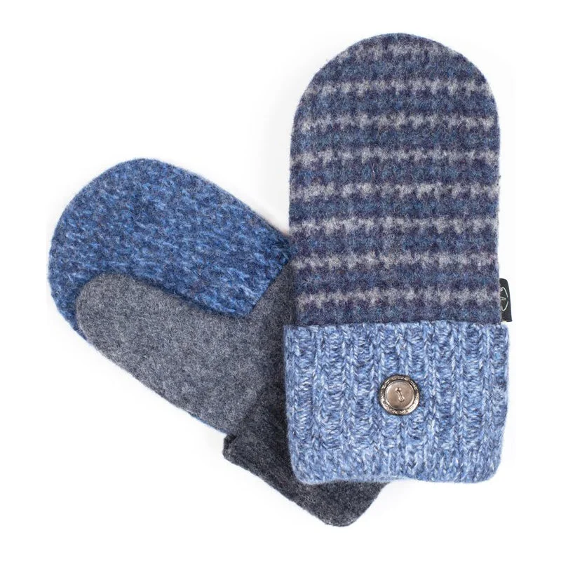 Baabaazuzu Sweater Denim Mittens Satin Blend Silk Blend Wool Blend
