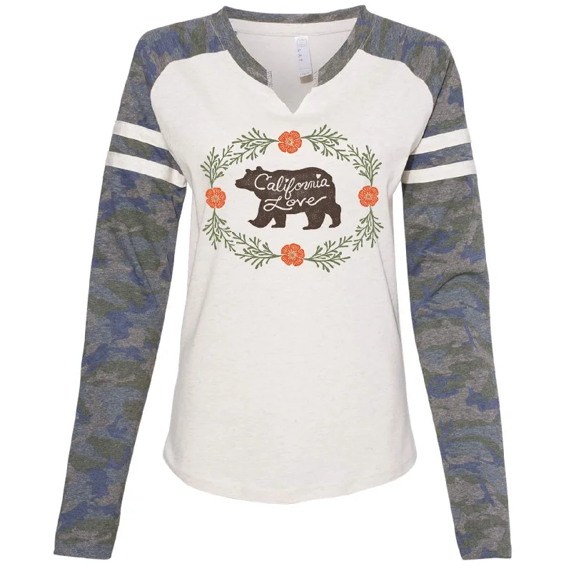 Bear California Love Varsity Sweater Cable Knit Ribbed Knit Lace Knit