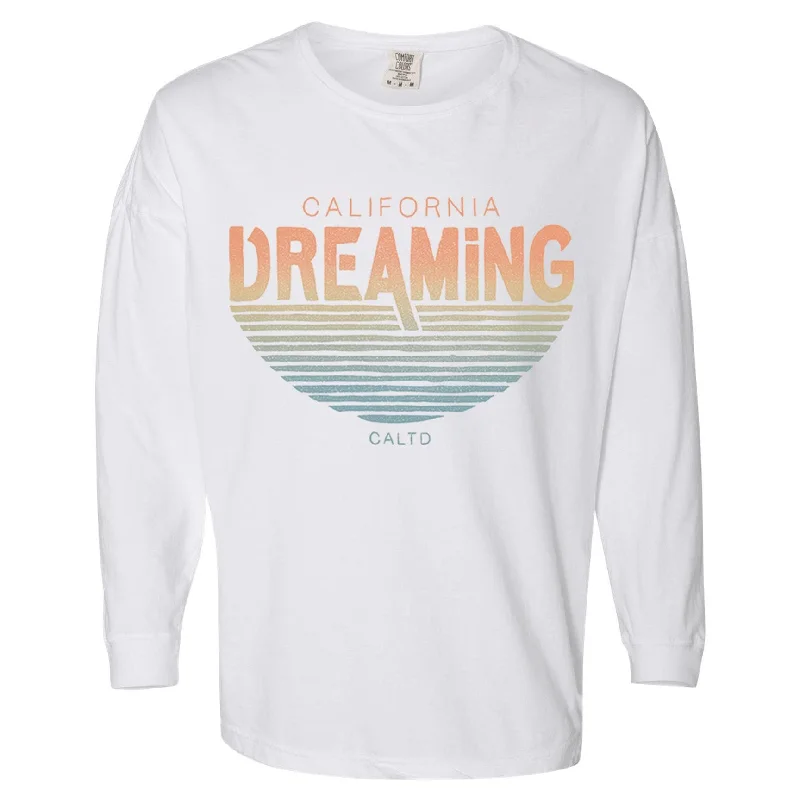 California Dreaming Sweater Fleece Fabric Down Fabric Feather Fabric