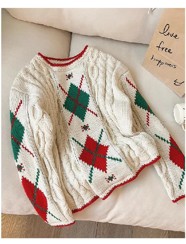 Christmas sweater for women new sweater trendy     S4902 Nylon Fabric Polyester Fabric Spandex Fabric