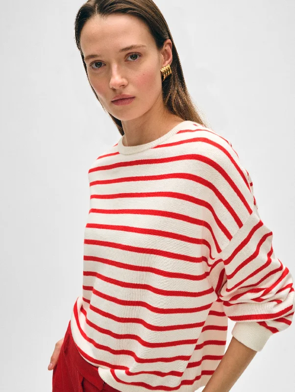 Cotton Linen Drop Shoulder Sweater Silk Blend Satin Velvet