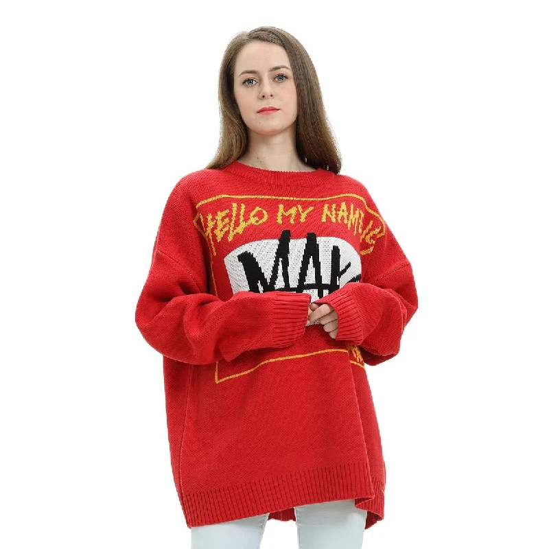Custom thick ladies sweater winter warm knitwear OEM & ODM for women Modern Contemporary Chic Custom thick ladies sweater winter warm knitwear OEM & ODM for women Modern Contemporary Chic