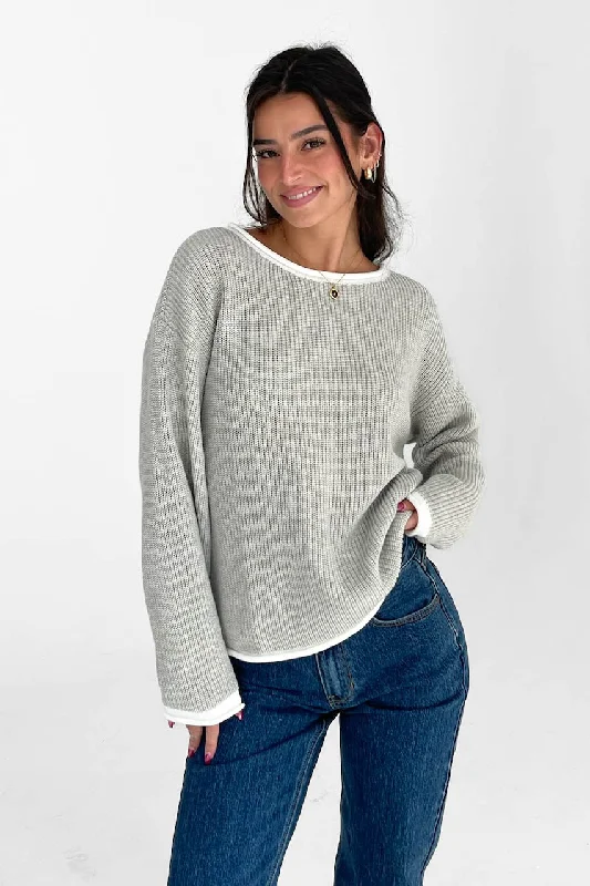 Fran Sweater Mesh Blend Leather Blend Suede Blend
