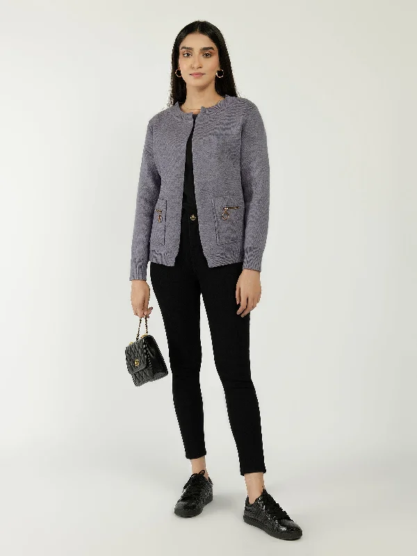 Zipped Sweater Soft Cozy Warm