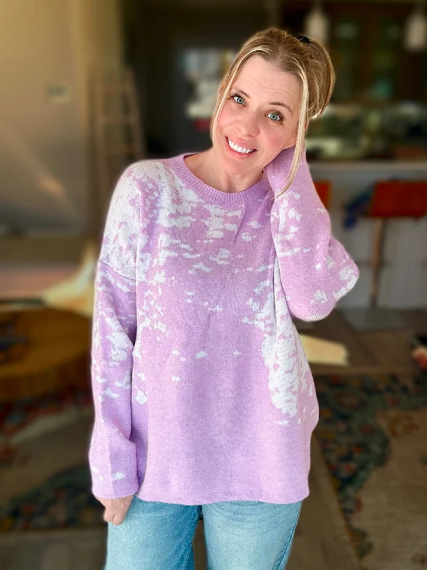 Soft and Cozy Lavender and White Sweater Nylon Fabric Polyester Fabric Spandex Fabric Soft and Cozy Lavender and White Sweater Nylon Fabric Polyester Fabric Spandex Fabric