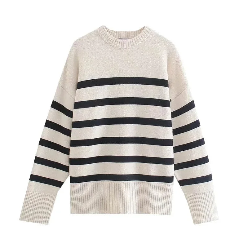 Striped Sweaters for Women | From Elegance to Comfort Hooded Caped Shawl Collar