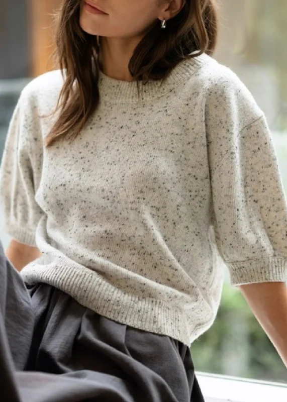 The Speckle Sweater Polka Dot Checkered Tartan