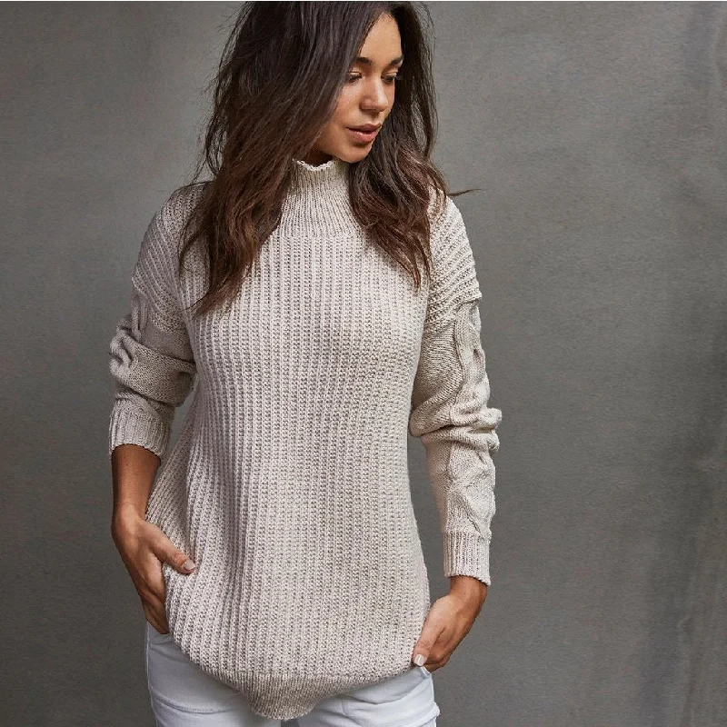 TX630 Poe - Oversized Dropped Shoulder Textured Jumper with Cabled Sleeves Lightweight Heavyweight Midweight TX630 Poe - Oversized Dropped Shoulder Textured Jumper with Cabled Sleeves Lightweight Heavyweight Midweight