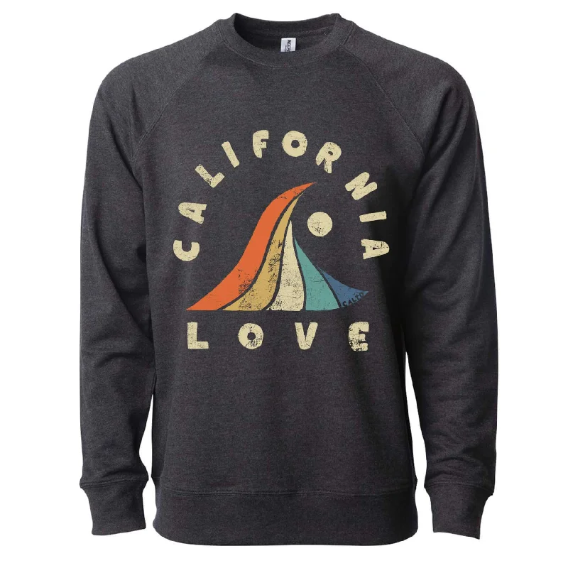 Wave California Love Raglan Sweater Print Jacquard Patchwork