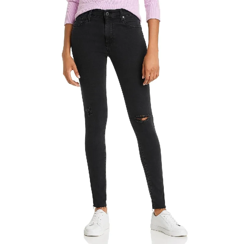 Adriano Goldschmied Womens Farrah Denim High Rise Skinny Jeans Fashionable Raw Hemmed Jeans Adriano Goldschmied Womens Farrah Denim High Rise Skinny Jeans Fashionable Raw Hemmed Jeans