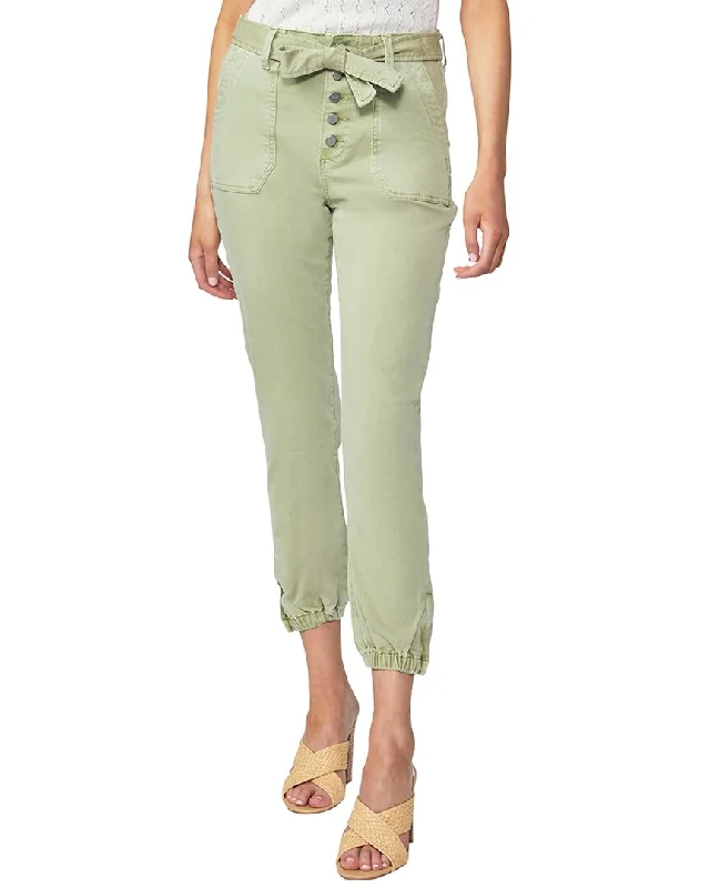 Paige High Rise Mayslie Self Tie Vintage Light Pistachio Straight Ankle Jean Comfortable Mid-Rise Jeans Paige High Rise Mayslie Self Tie Vintage Light Pistachio Straight Ankle Jean Comfortable Mid-Rise Jeans