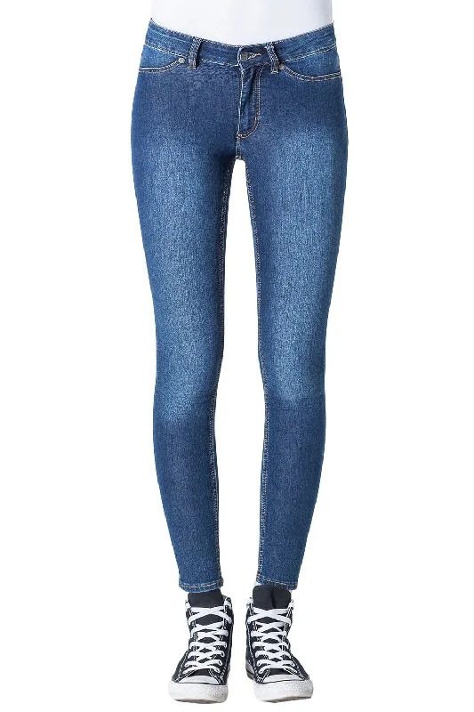 CHEAP MONDAY Women's Dim Blue High Spray Jeans 0336819 $75 NWT Comfortable Drawstring Waist Jeans CHEAP MONDAY Women's Dim Blue High Spray Jeans 0336819 $75 NWT Comfortable Drawstring Waist Jeans