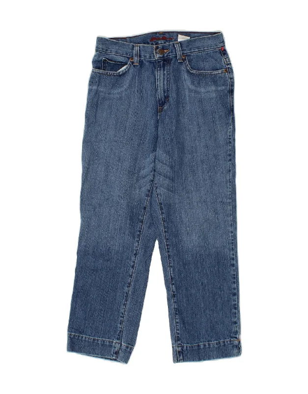 EDDIE BAUER Womens Straight Jeans US 2 XS W26 L25 Blue Cotton Cozy Stretch High-Waist Jeans EDDIE BAUER Womens Straight Jeans US 2 XS W26 L25 Blue Cotton Cozy Stretch High-Waist Jeans