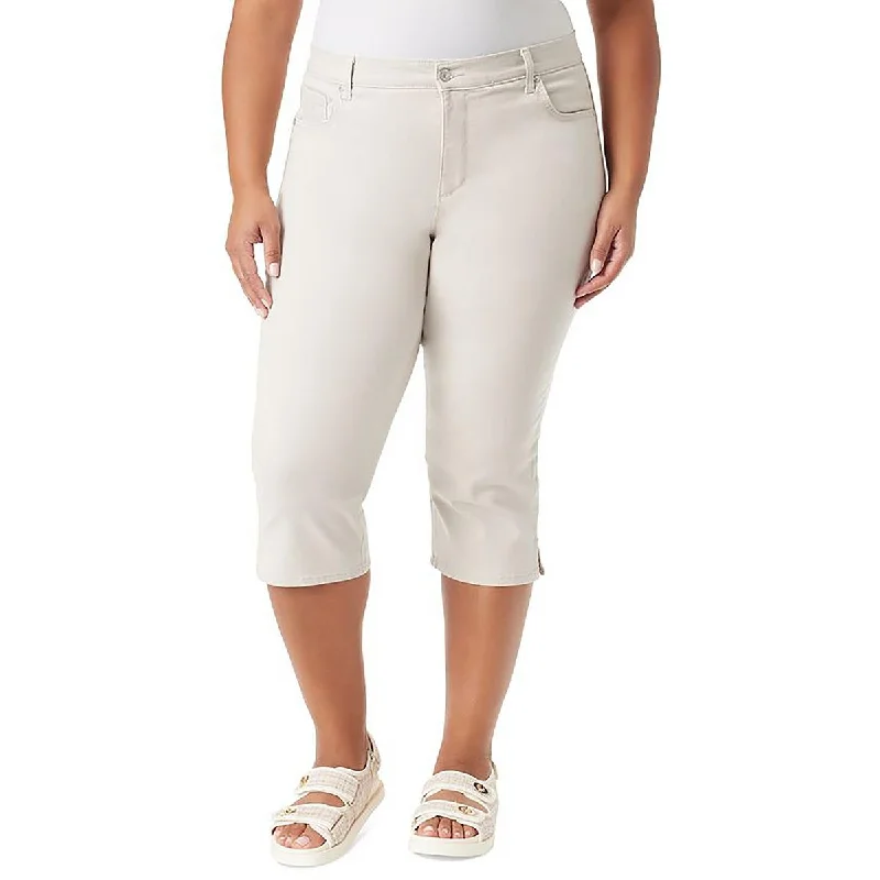 Gloria Vanderbilt Womens Amanda High Rise Straight Leg Capri Jeans Stylish Stone-Wash Denim Jeans Gloria Vanderbilt Womens Amanda High Rise Straight Leg Capri Jeans Stylish Stone-Wash Denim Jeans