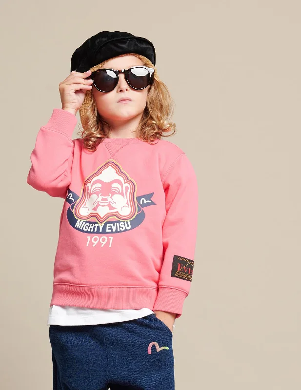 Godhead Print Sweatshirt Hoodie with Typography Text Message