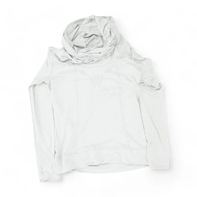 Gray Solid Hoodie Hoodie with Longline Fit Extended Stylish