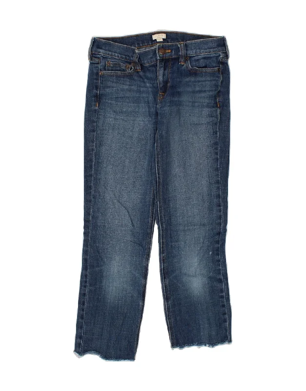 J. CREW Womens Stretch Straight Jeans W25 L23 Blue Cotton Trendy Patchwork Denim Jeans J. CREW Womens Stretch Straight Jeans W25 L23 Blue Cotton Trendy Patchwork Denim Jeans